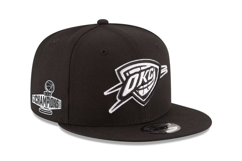 nba oklahoma city okc Thunder New Era Championship Cap Release Info