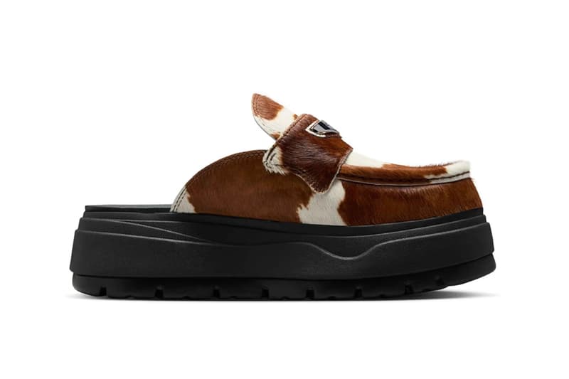 Air Jordan Loafer Mule “Cow Print” IB1497-001 Release Info