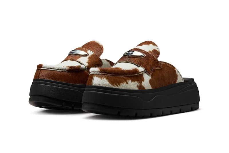 Air Jordan Loafer Mule “Cow Print” IB1497-001 Release Info