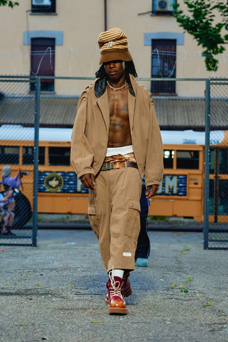 PDF Finds "FREE-DOM" for Spring/Summer 2026 domenico formichetti milan fashion week ss26 release info stefon diggs prison yard menswear channel