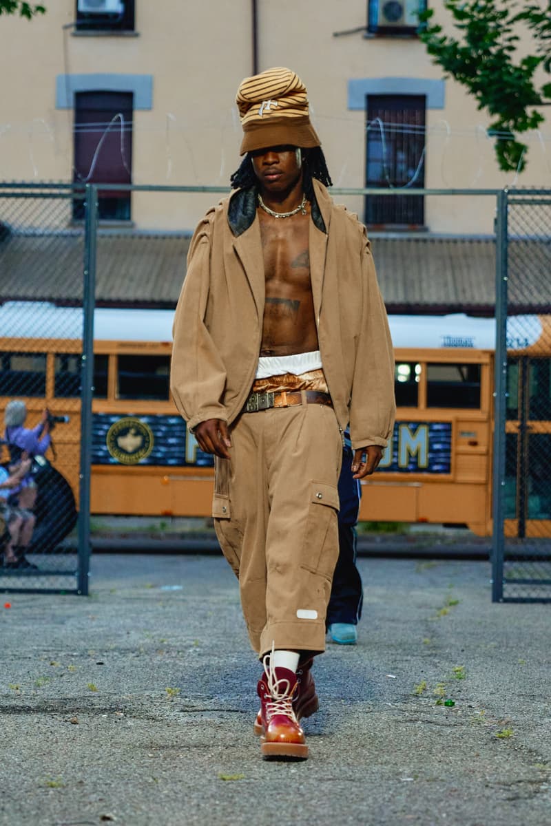 PDF Finds "FREE-DOM" for Spring/Summer 2026 domenico formichetti milan fashion week ss26 release info stefon diggs prison yard menswear channel