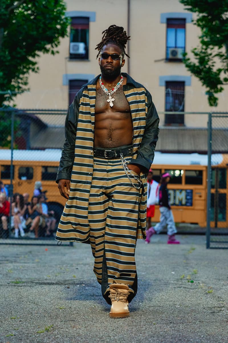 PDF Finds "FREE-DOM" for Spring/Summer 2026 domenico formichetti milan fashion week ss26 release info stefon diggs prison yard menswear channel