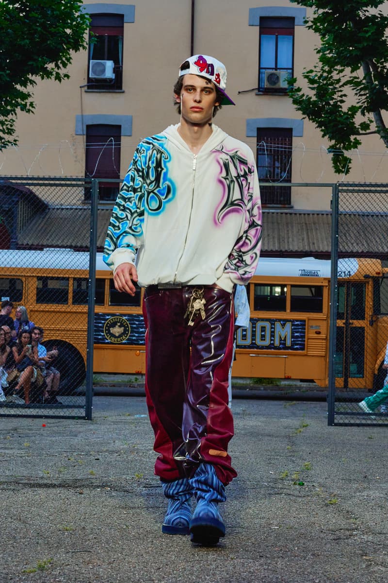 PDF Finds "FREE-DOM" for Spring/Summer 2026 domenico formichetti milan fashion week ss26 release info stefon diggs prison yard menswear channel