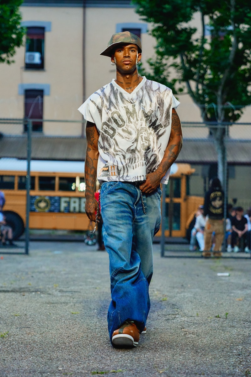 PDF Finds "FREE-DOM" for Spring/Summer 2026 domenico formichetti milan fashion week ss26 release info stefon diggs prison yard menswear channel