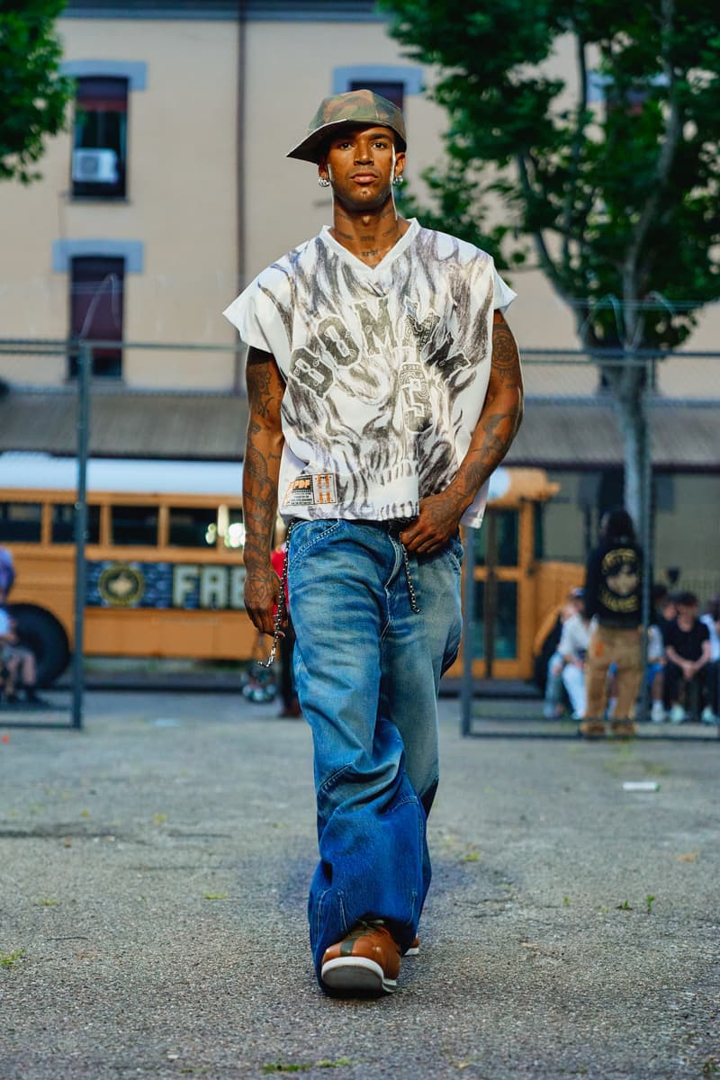 PDF Finds "FREE-DOM" for Spring/Summer 2026 domenico formichetti milan fashion week ss26 release info stefon diggs prison yard menswear channel