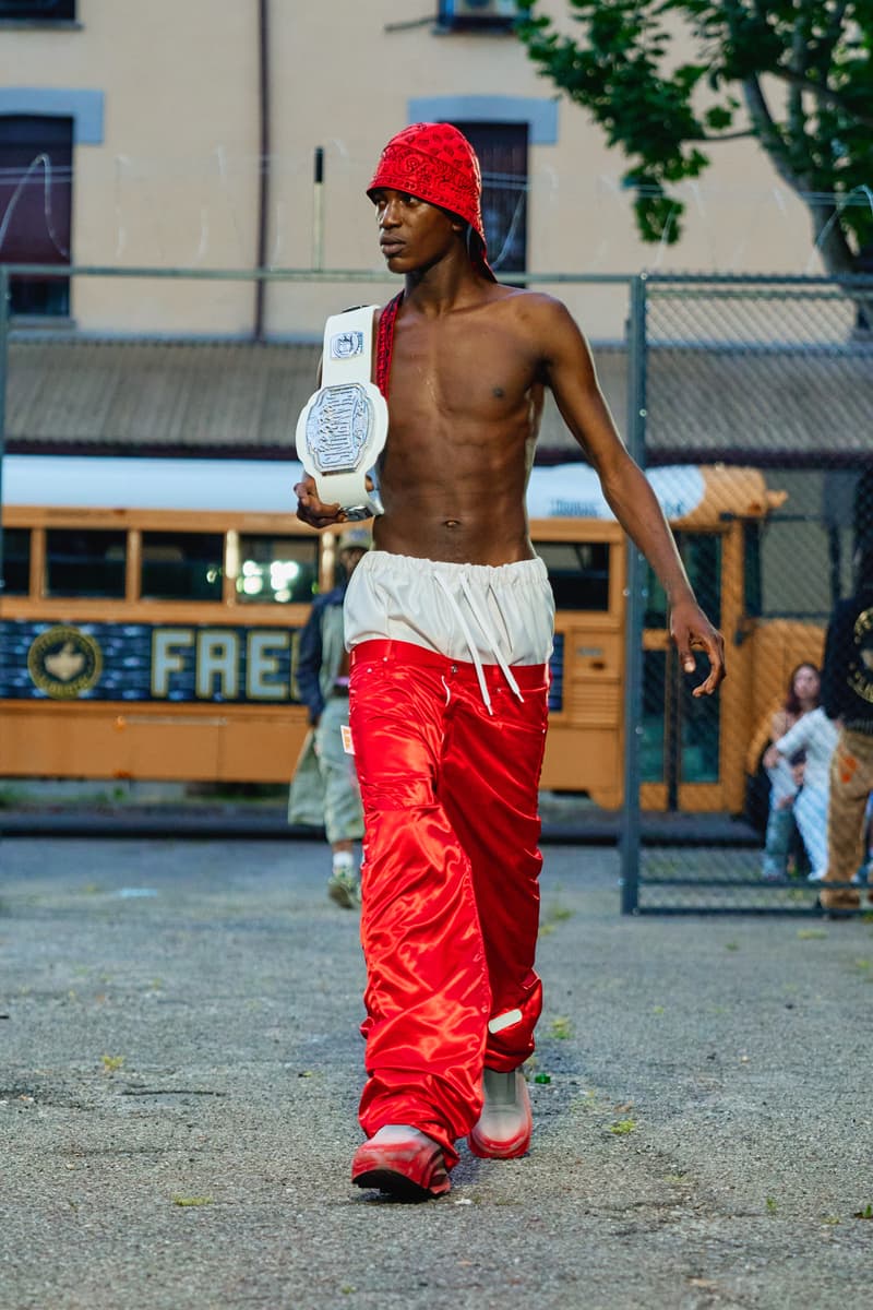 PDF Finds "FREE-DOM" for Spring/Summer 2026 domenico formichetti milan fashion week ss26 release info stefon diggs prison yard menswear channel