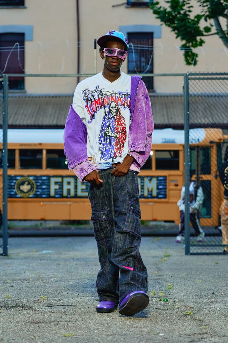 PDF Finds "FREE-DOM" for Spring/Summer 2026 domenico formichetti milan fashion week ss26 release info stefon diggs prison yard menswear channel