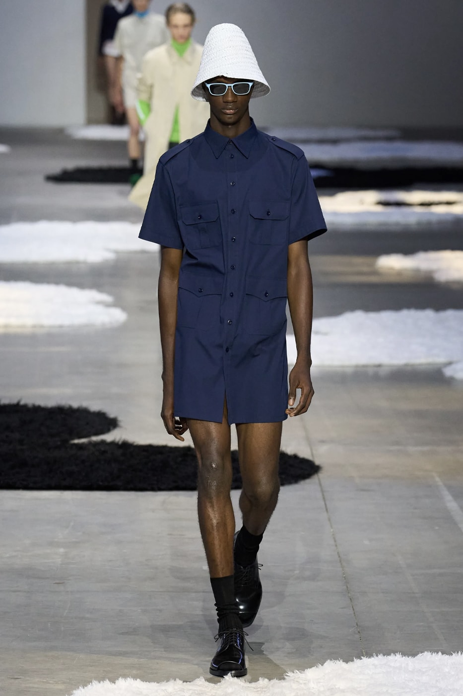 Prada Spring/Summer 2026 Collection Milan Fashion Week Menswear Runway “A Change of Tone” Miuccia Prada Raf Simons