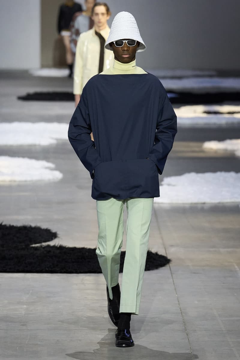 Prada Spring/Summer 2026 Collection Milan Fashion Week Menswear Runway “A Change of Tone” Miuccia Prada Raf Simons
