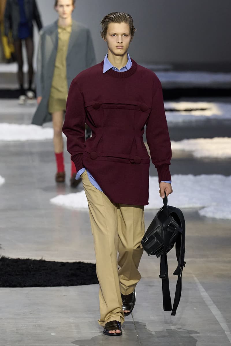 Prada Spring/Summer 2026 Collection Milan Fashion Week Menswear Runway “A Change of Tone” Miuccia Prada Raf Simons