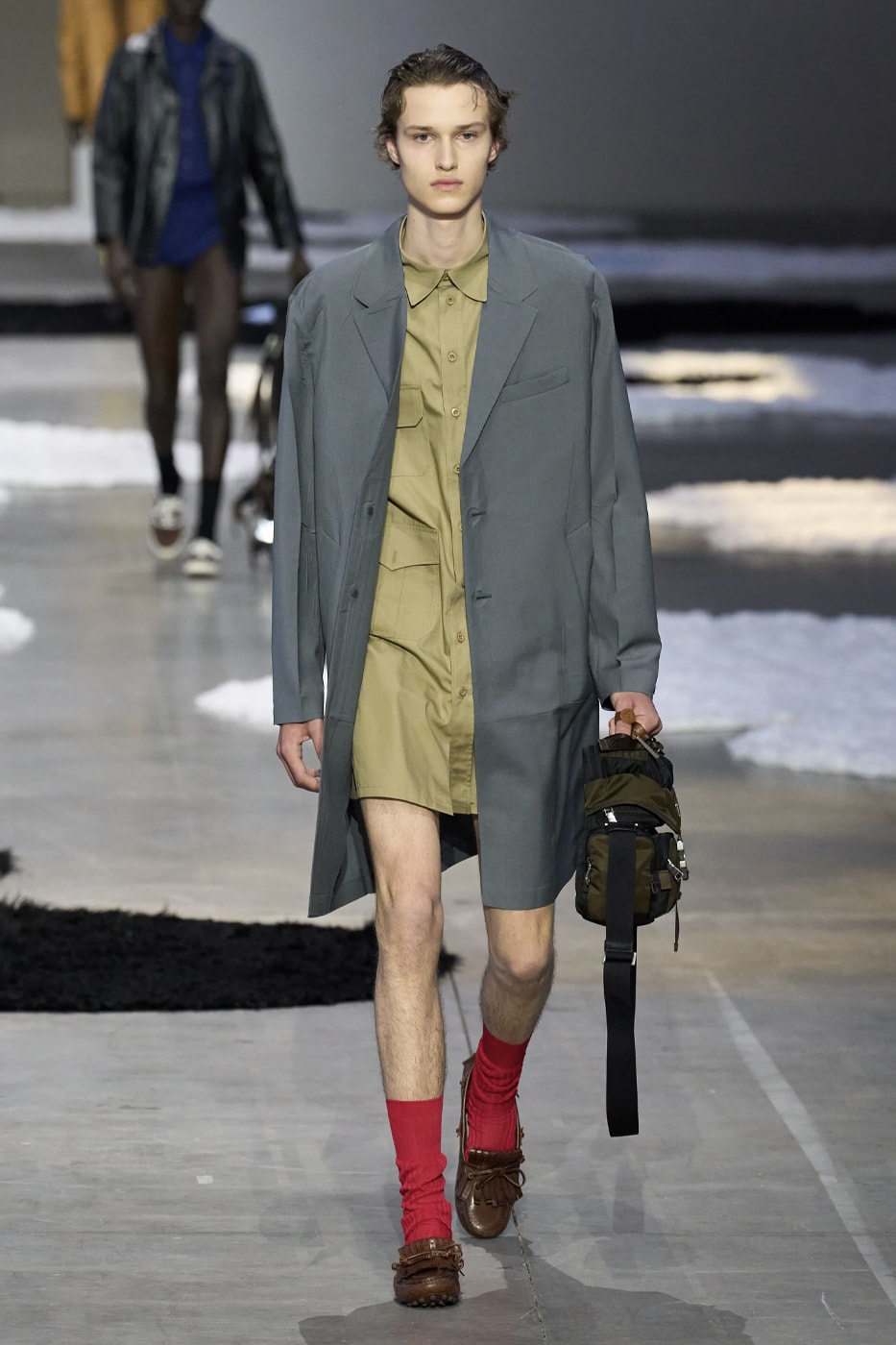 Prada Spring/Summer 2026 Collection Milan Fashion Week Menswear Runway “A Change of Tone” Miuccia Prada Raf Simons