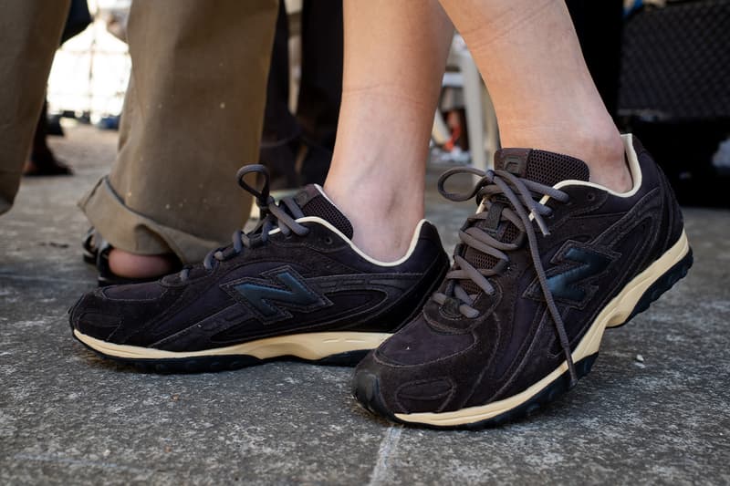 AURALEE Debuts the Never-Before-Released New Balance 204L Silhouette for SS26 Ryota Iwai paris fashion week two colorways brown beige