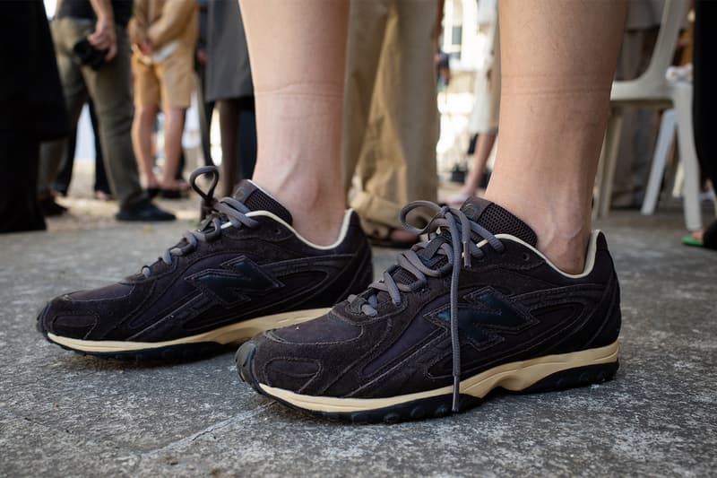 AURALEE Debuts the Never-Before-Released New Balance 204L Silhouette for SS26 Ryota Iwai paris fashion week two colorways brown beige