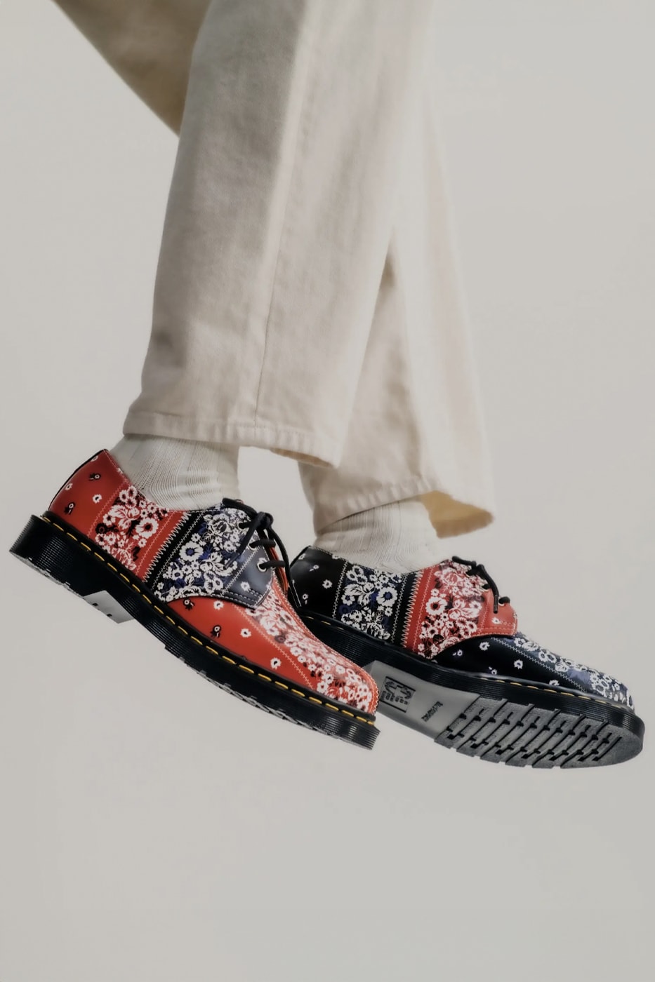 Dr. Martens NÒMARHYTHM TEXTILE 1461 Isham shoe collaboration release Info
