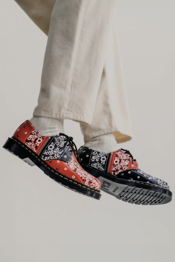 Dr. Martens NÒMARHYTHM TEXTILE 1461 Isham shoe collaboration release Info
