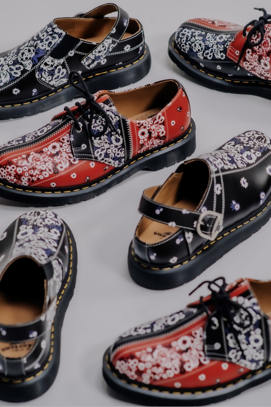 Dr. Martens NÒMARHYTHM TEXTILE 1461 Isham shoe collaboration release Info