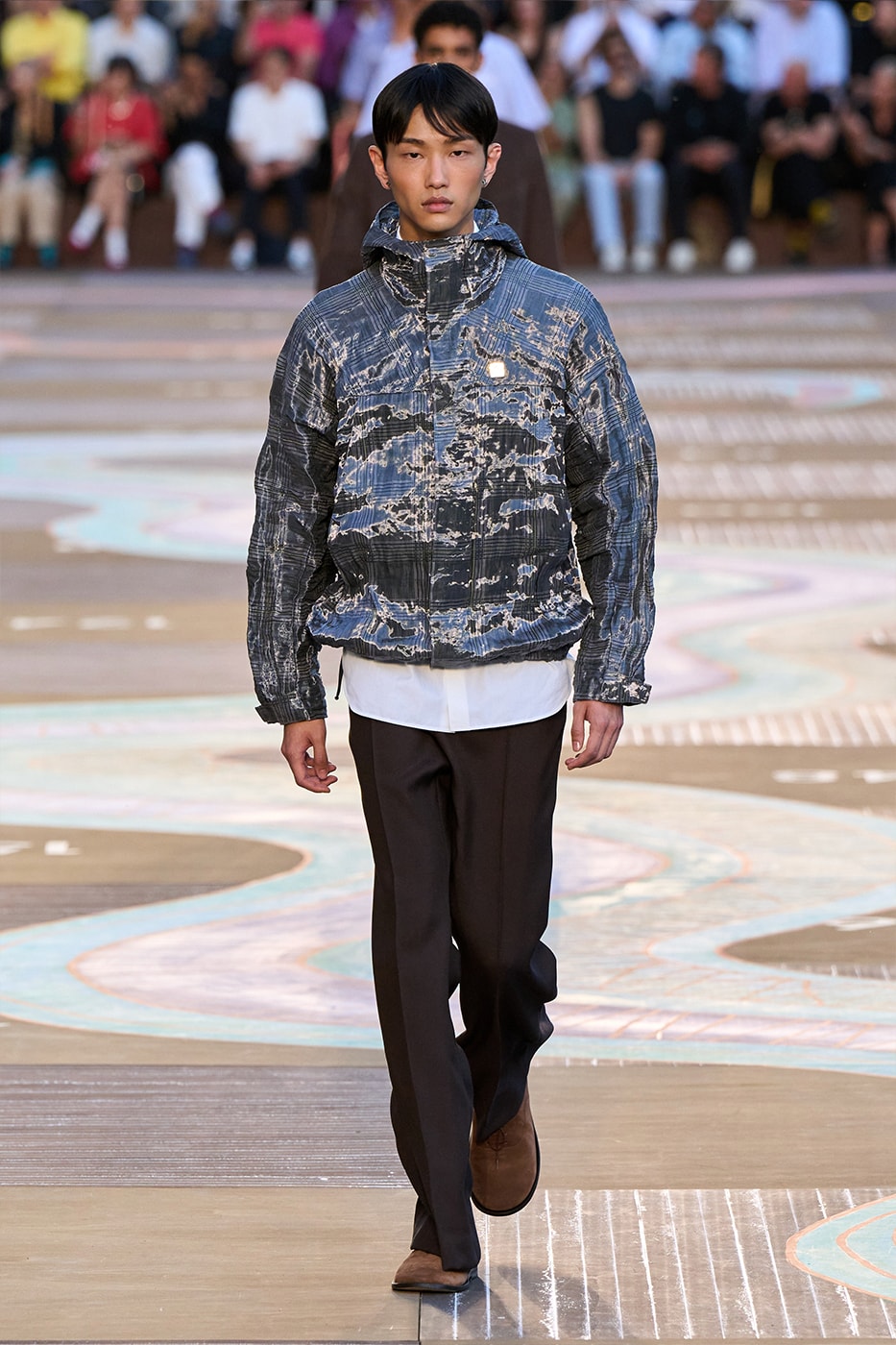Pharrell Williams Louis Vuitton SS26 Paris Fashion Week Collection runway skateboard p india wearability lvmh suits beyonce jay-z clipse 