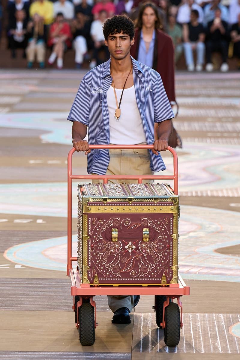 Pharrell Williams Louis Vuitton SS26 Paris Fashion Week Collection runway skateboard p india wearability lvmh suits beyonce jay-z clipse