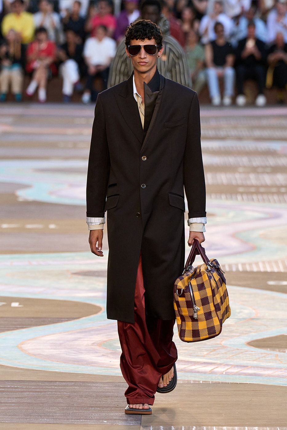 Pharrell Williams Louis Vuitton SS26 Paris Fashion Week Collection runway skateboard p india wearability lvmh suits beyonce jay-z clipse 