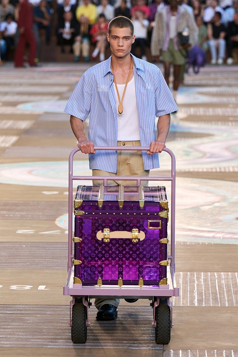Pharrell Williams Louis Vuitton SS26 Paris Fashion Week Collection runway skateboard p india wearability lvmh suits beyonce jay-z clipse 