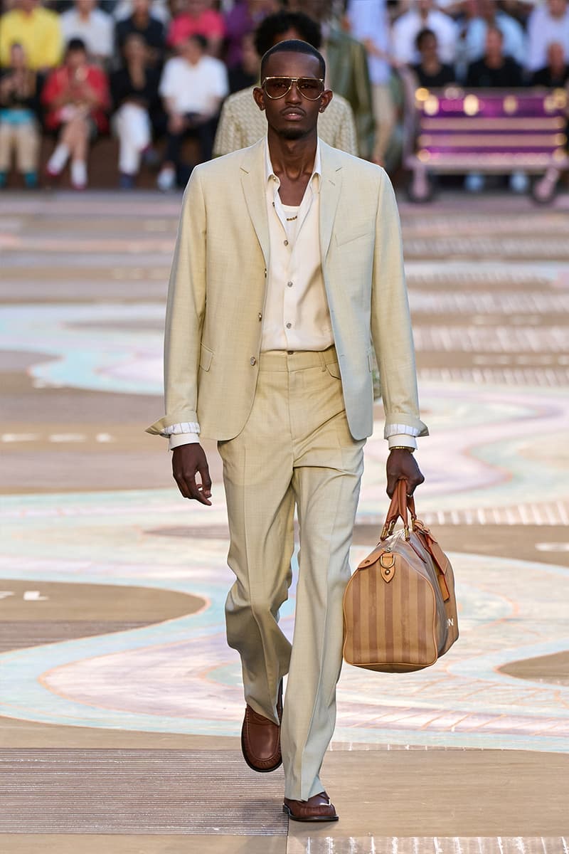 Pharrell Williams Louis Vuitton SS26 Paris Fashion Week Collection runway skateboard p india wearability lvmh suits beyonce jay-z clipse