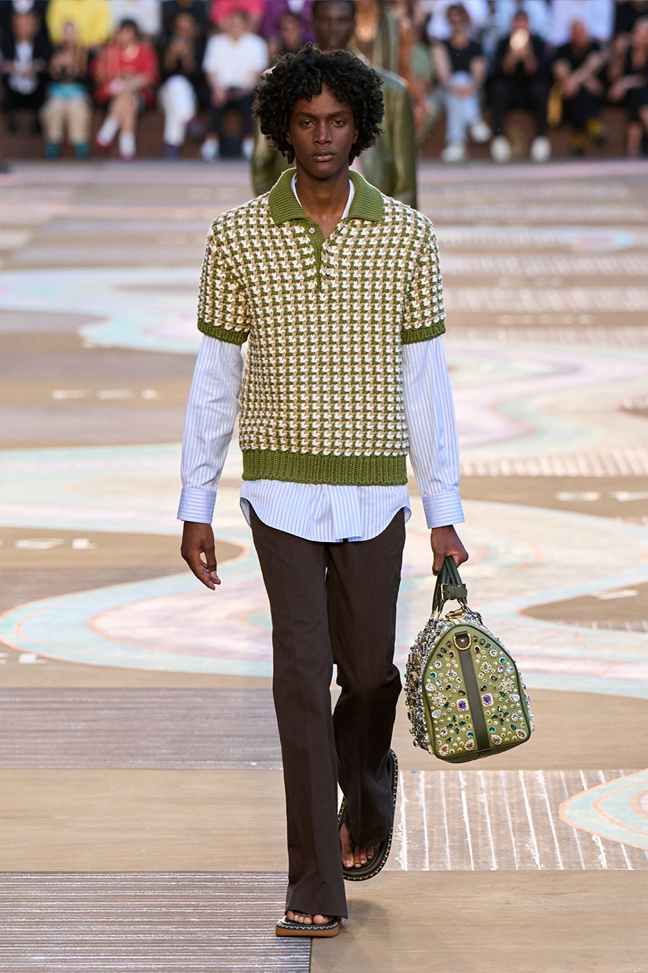 Pharrell Williams Louis Vuitton SS26 Paris Fashion Week Collection runway skateboard p india wearability lvmh suits beyonce jay-z clipse 
