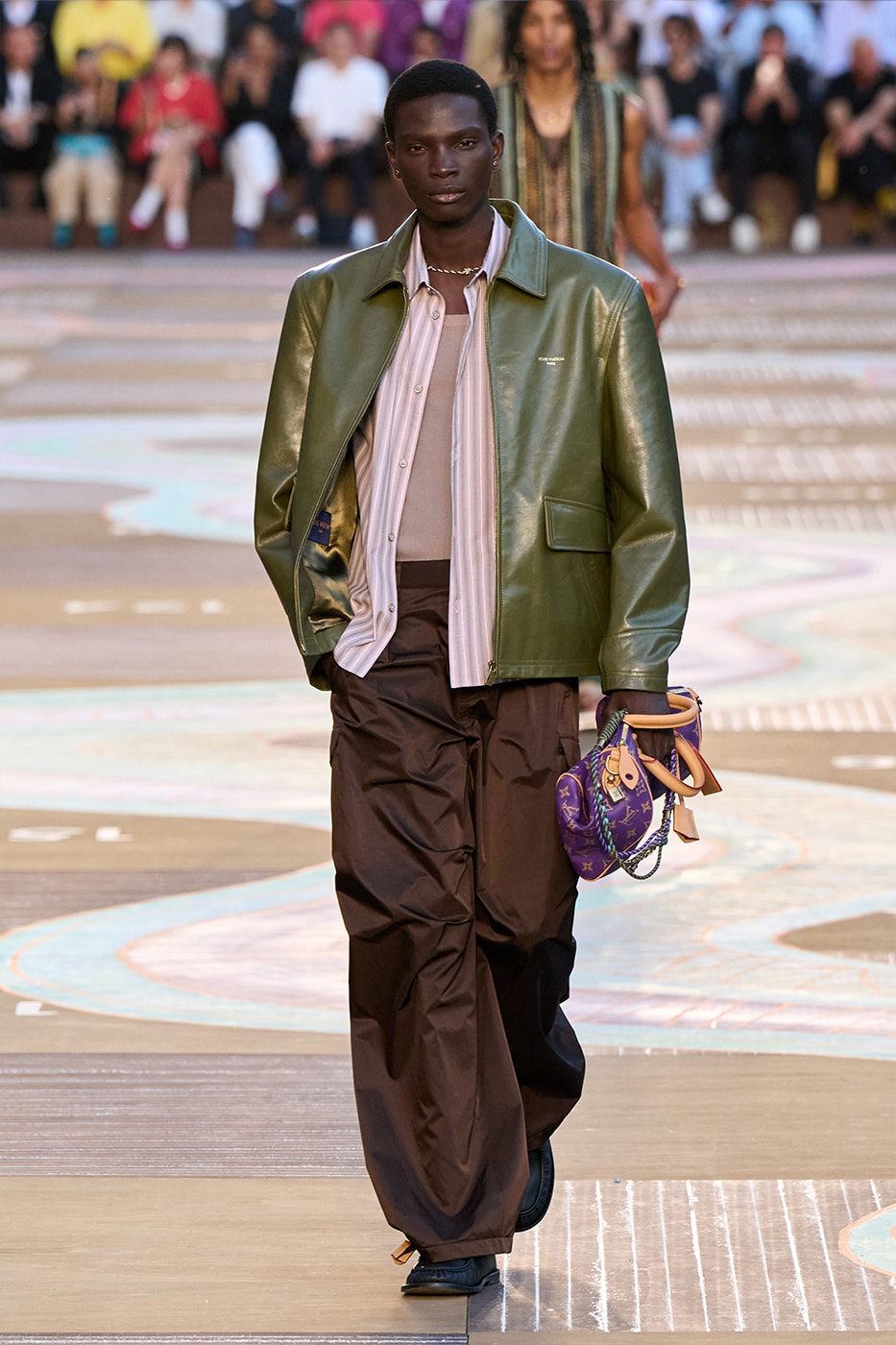 Pharrell Williams Louis Vuitton SS26 Paris Fashion Week Collection runway skateboard p india wearability lvmh suits beyonce jay-z clipse 