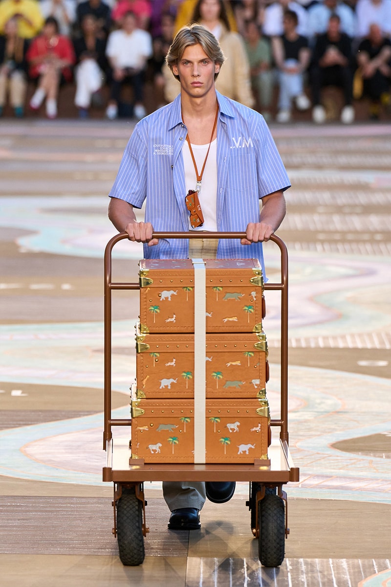 Pharrell Williams Louis Vuitton SS26 Paris Fashion Week Collection runway skateboard p india wearability lvmh suits beyonce jay-z clipse 