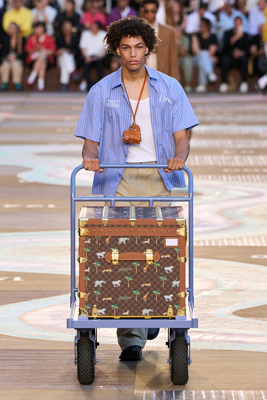 Pharrell Williams Louis Vuitton SS26 Paris Fashion Week Collection runway skateboard p india wearability lvmh suits beyonce jay-z clipse 