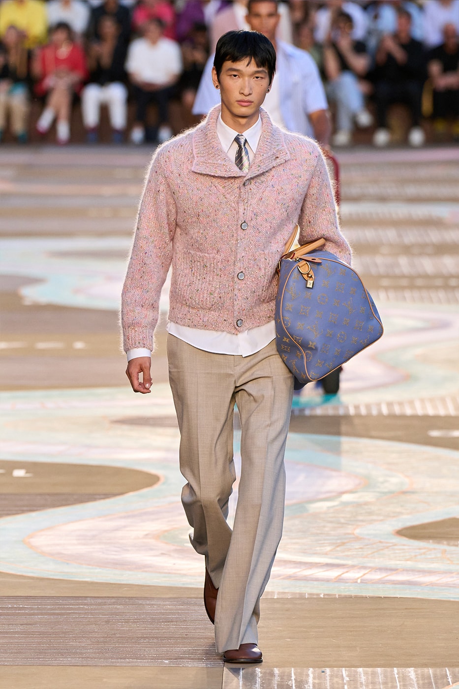 Pharrell Williams Louis Vuitton SS26 Paris Fashion Week Collection runway skateboard p india wearability lvmh suits beyonce jay-z clipse 