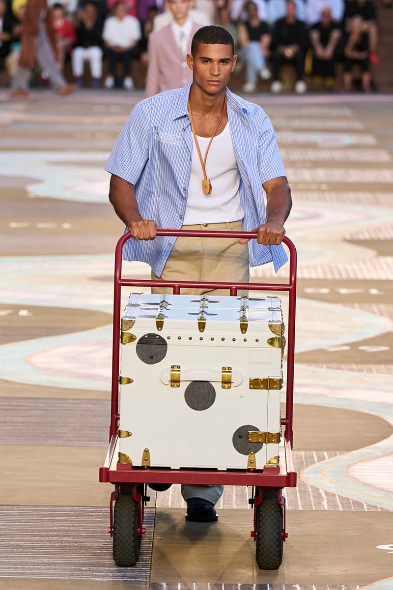 Pharrell Williams Louis Vuitton SS26 Paris Fashion Week Collection runway skateboard p india wearability lvmh suits beyonce jay-z clipse
