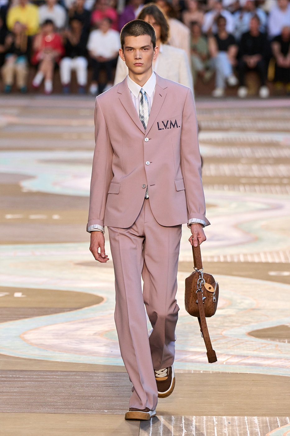 Pharrell Williams Louis Vuitton SS26 Paris Fashion Week Collection runway skateboard p india wearability lvmh suits beyonce jay-z clipse 