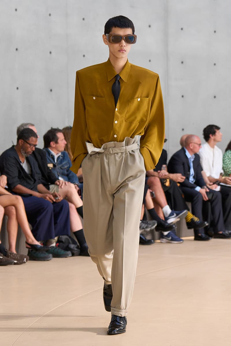 Saint Laurent SS26 Collection YSL Céleste Boursier-Mougenot's installation, "Clinamen" Bourse de Commerce – Pinault Collection yves saint laurent anthony vaccarello