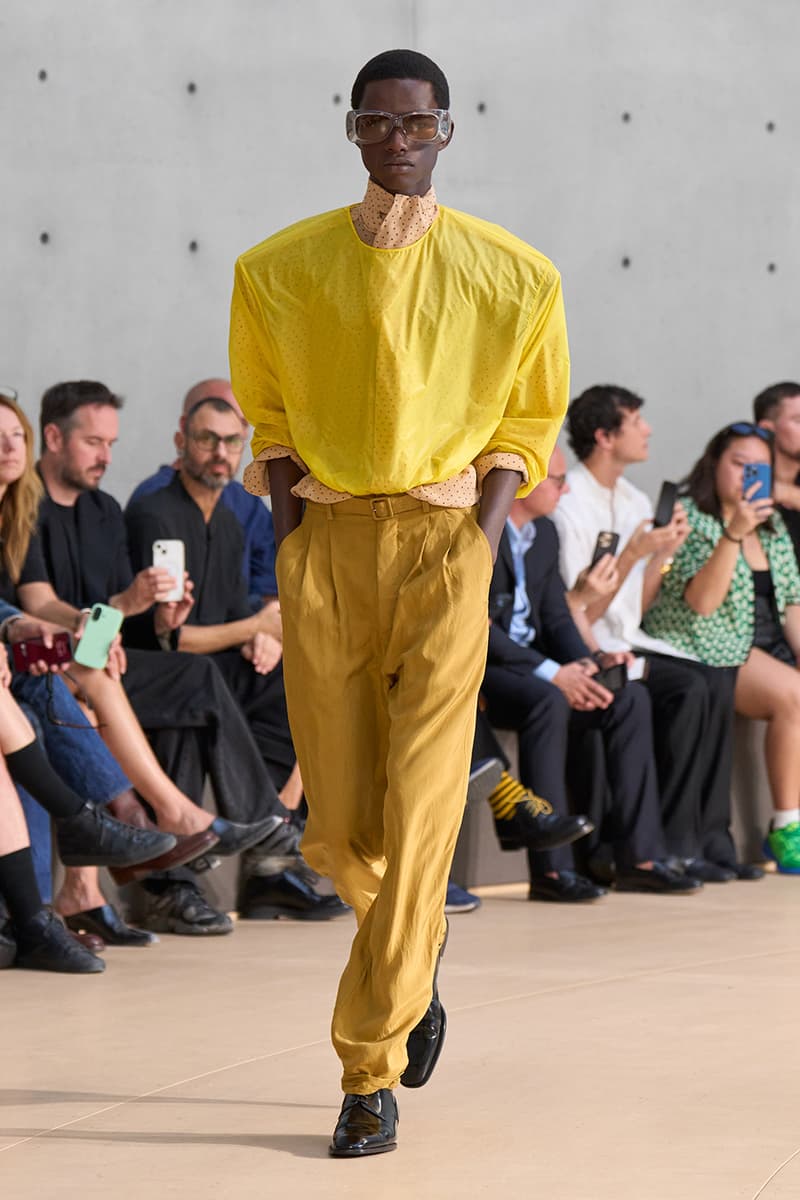 Saint Laurent SS26 Collection YSL Céleste Boursier-Mougenot's installation, "Clinamen" Bourse de Commerce – Pinault Collection yves saint laurent anthony vaccarello