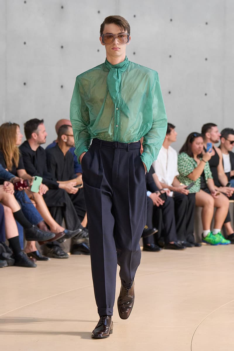 Saint Laurent SS26 Collection YSL Céleste Boursier-Mougenot's installation, "Clinamen" Bourse de Commerce – Pinault Collection yves saint laurent anthony vaccarello
