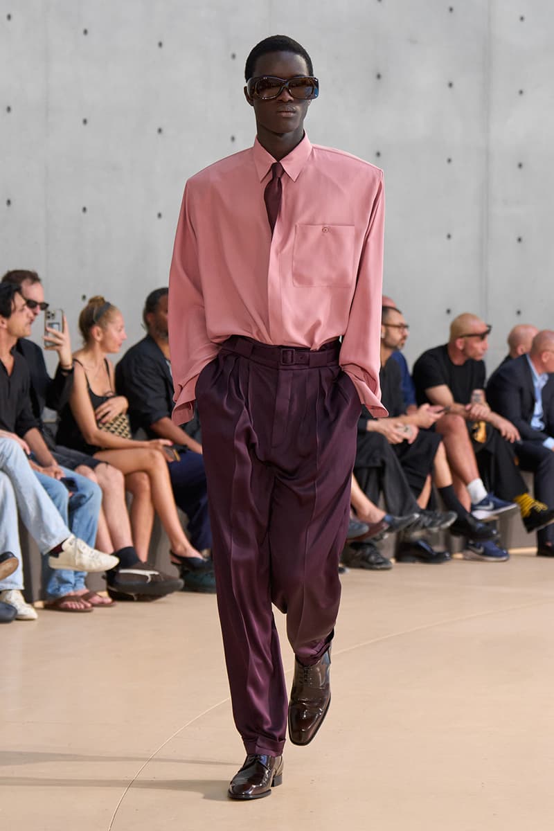 Saint Laurent SS26 Collection YSL Céleste Boursier-Mougenot's installation, "Clinamen" Bourse de Commerce – Pinault Collection yves saint laurent anthony vaccarello