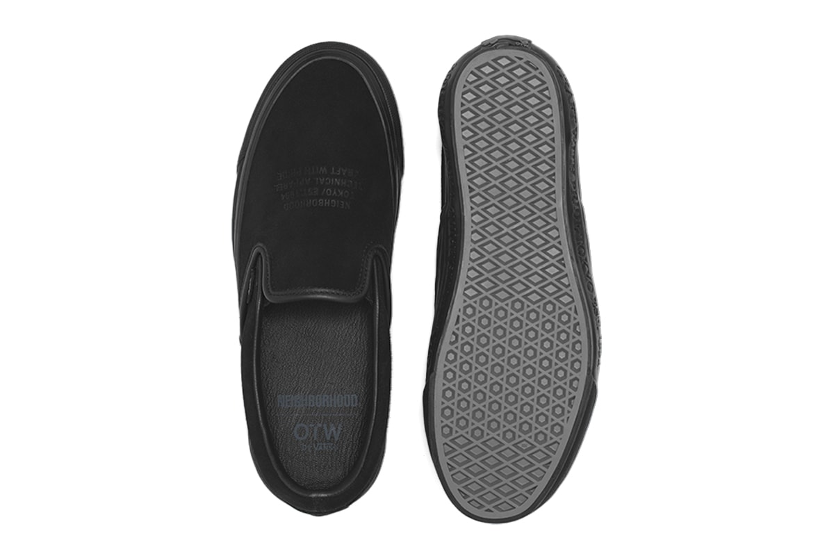 NEIGHBORHOOD OTW by Vans Half Cab 33 and Slip-On 98 Release Info
