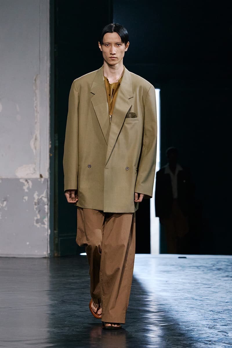 Lemaire SS26 Paris Fashion Week Collection eras of suiting leather jackets bolo ties bombers christophe lemaire sarah linh tran casual cool 