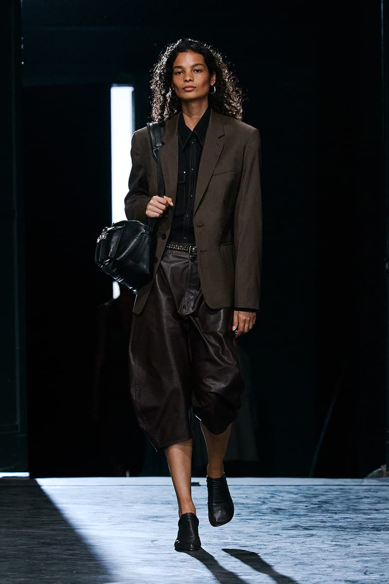 Lemaire SS26 Paris Fashion Week Collection eras of suiting leather jackets bolo ties bombers christophe lemaire sarah linh tran casual cool 