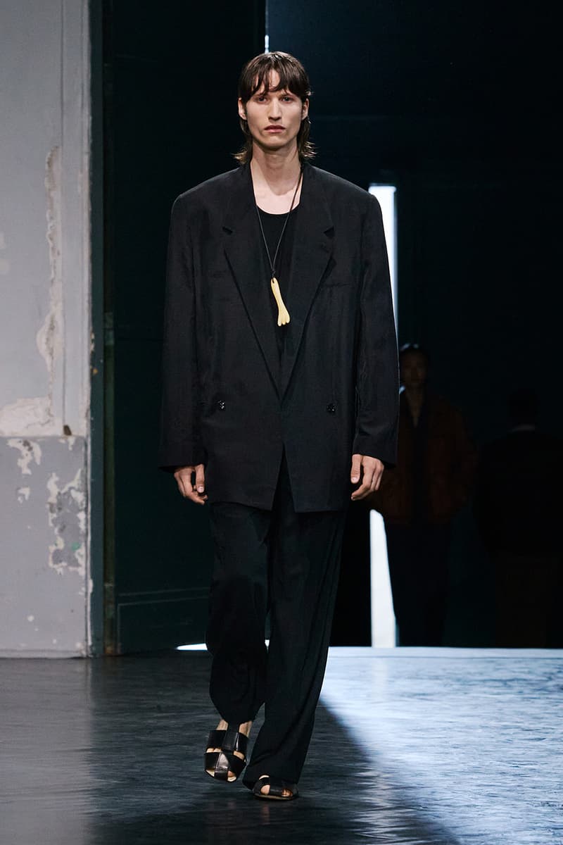 Lemaire SS26 Paris Fashion Week Collection eras of suiting leather jackets bolo ties bombers christophe lemaire sarah linh tran casual cool 