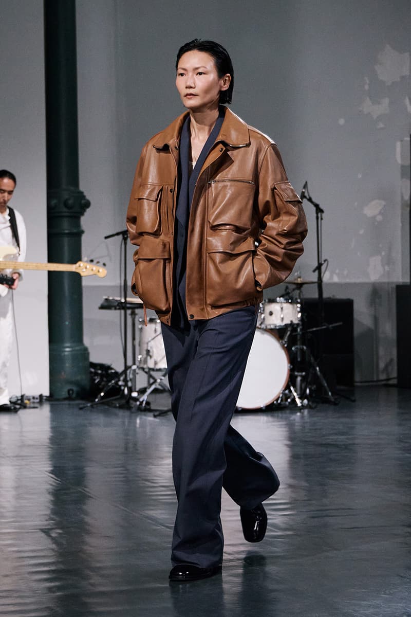 Lemaire SS26 Paris Fashion Week Collection eras of suiting leather jackets bolo ties bombers christophe lemaire sarah linh tran casual cool 
