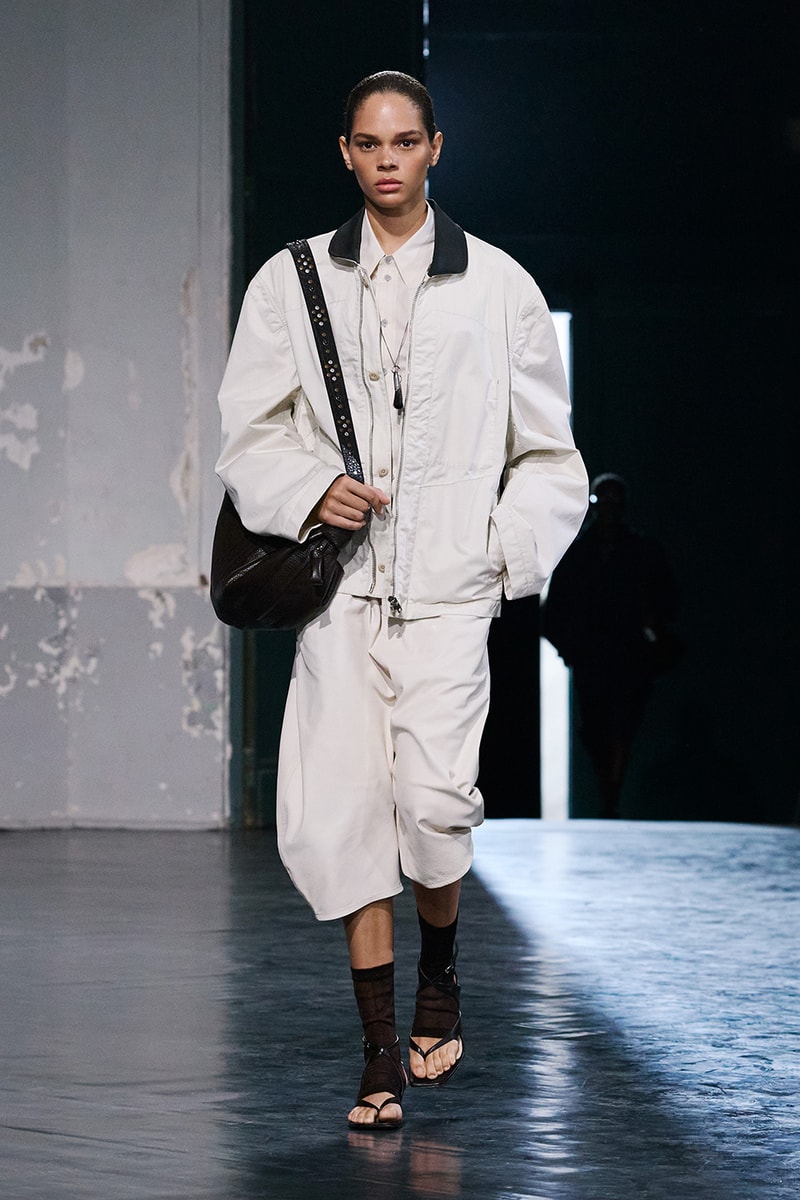 Lemaire SS26 Paris Fashion Week Collection eras of suiting leather jackets bolo ties bombers christophe lemaire sarah linh tran casual cool 