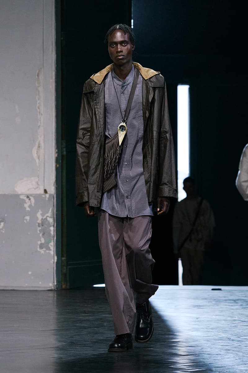 Lemaire SS26 Paris Fashion Week Collection eras of suiting leather jackets bolo ties bombers christophe lemaire sarah linh tran casual cool 