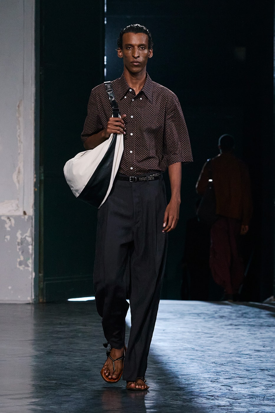 Lemaire SS26 Paris Fashion Week Collection eras of suiting leather jackets bolo ties bombers christophe lemaire sarah linh tran casual cool 