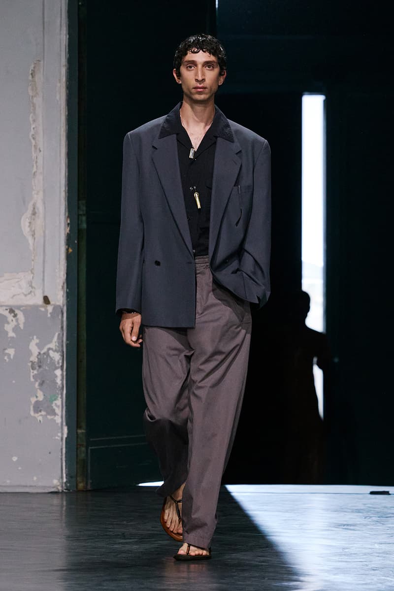 Lemaire SS26 Paris Fashion Week Collection eras of suiting leather jackets bolo ties bombers christophe lemaire sarah linh tran casual cool 
