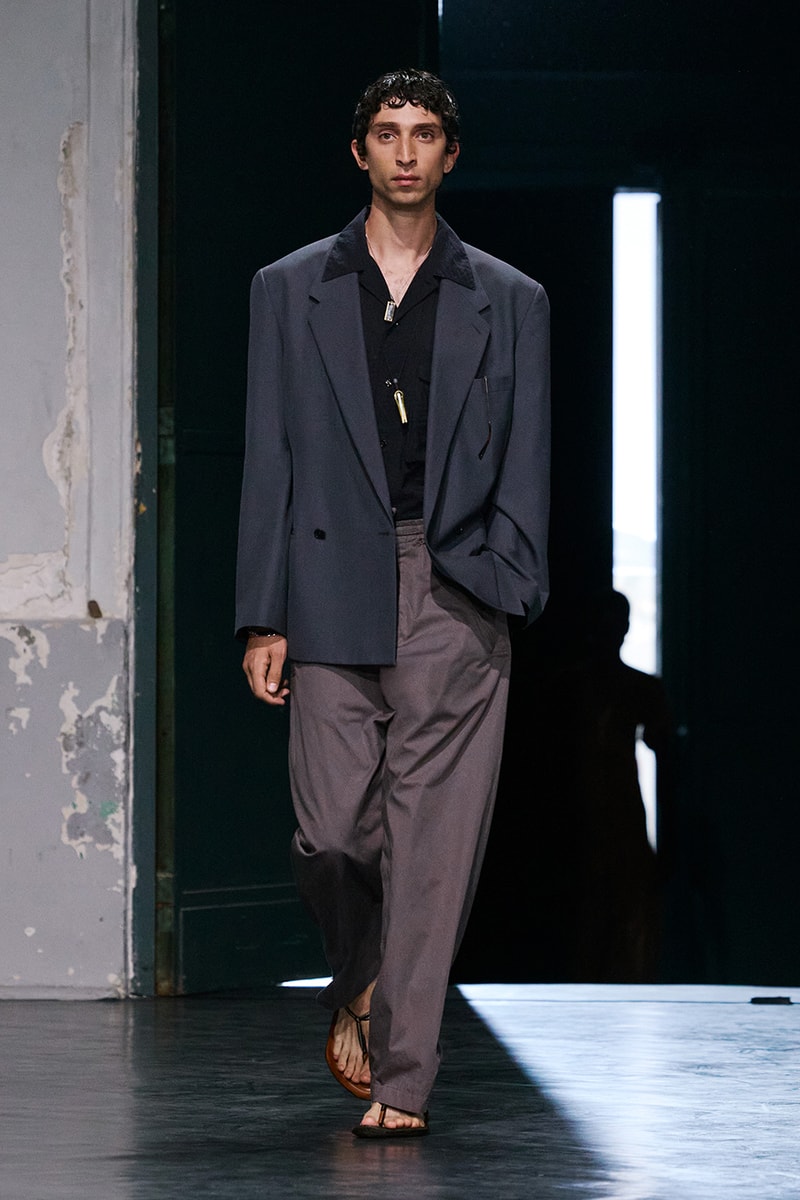 Lemaire SS26 Paris Fashion Week Collection eras of suiting leather jackets bolo ties bombers christophe lemaire sarah linh tran casual cool 