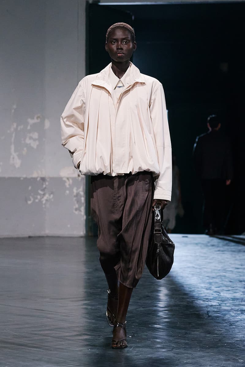 Lemaire SS26 Paris Fashion Week Collection eras of suiting leather jackets bolo ties bombers christophe lemaire sarah linh tran casual cool 