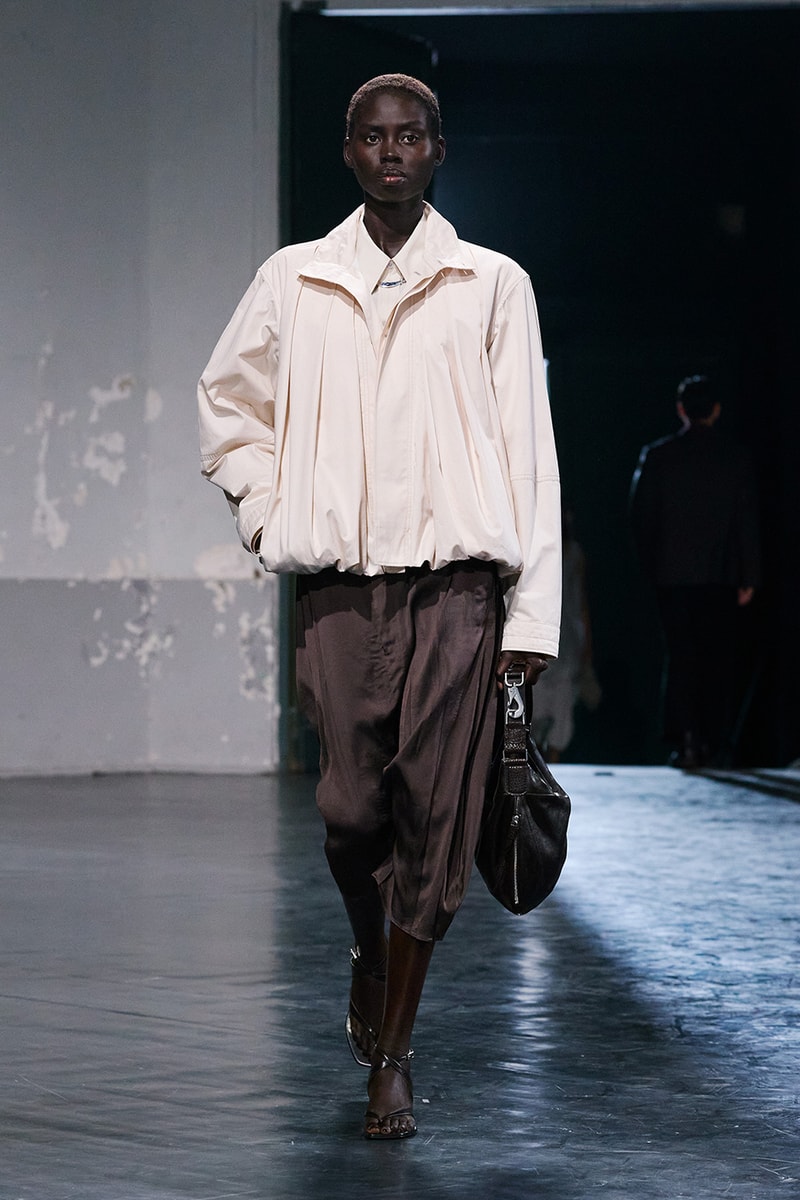 Lemaire SS26 Paris Fashion Week Collection eras of suiting leather jackets bolo ties bombers christophe lemaire sarah linh tran casual cool 