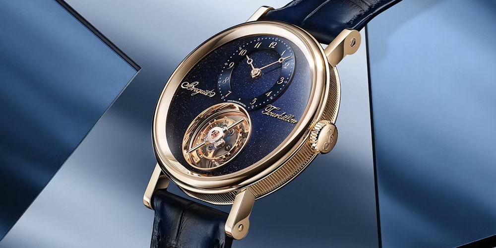 Breguet’s Classique Tourbillon Sidéral 7255 Features Its First-Ever Aventurine Enamel Dial