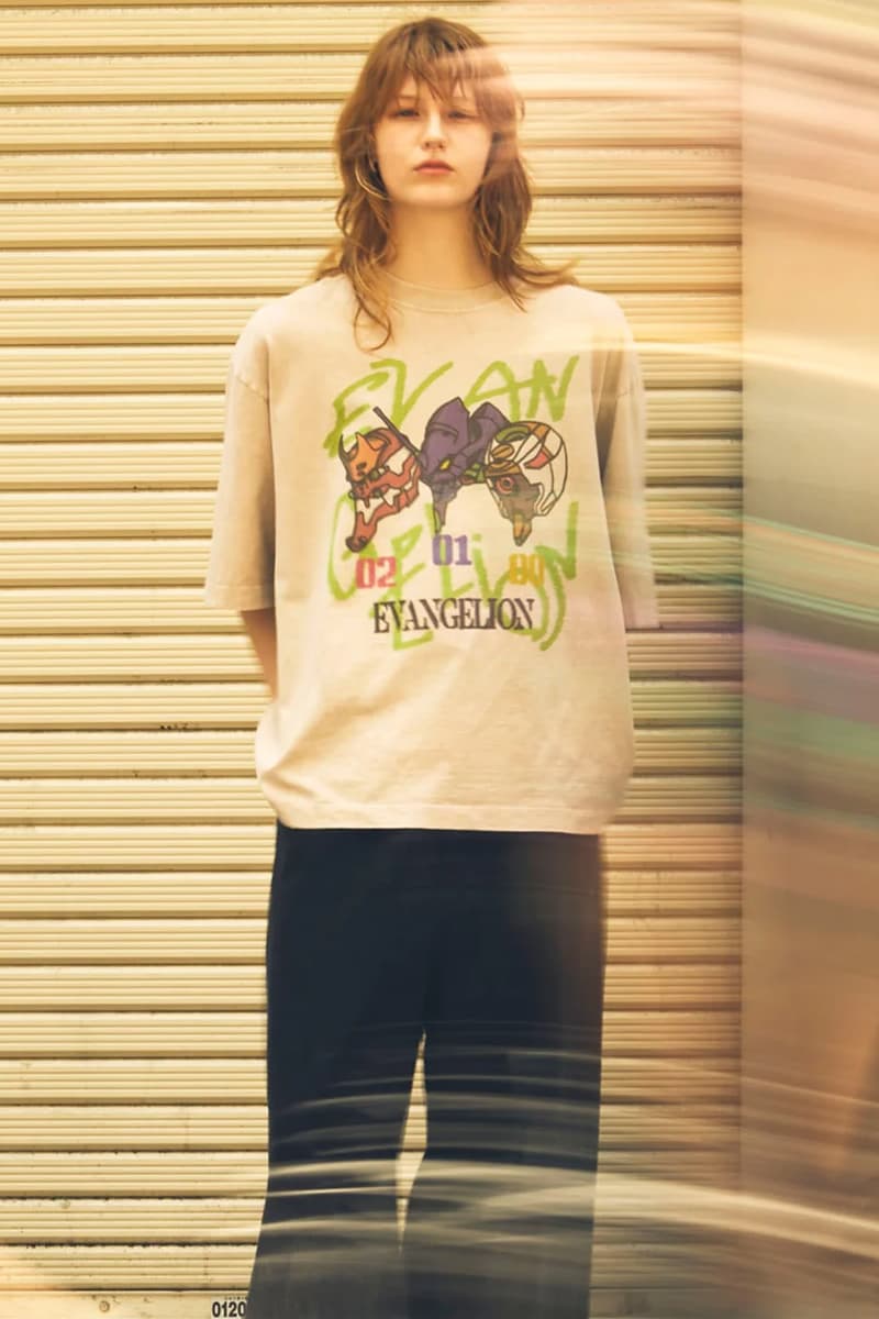 'Evangelion' x MAISON SPECIAL Collaboration Collection graphic tees jacquard knit tops Rei Ayanami Units 00/01/02 Pen Pen Lilith Hideaki Anno Release Info